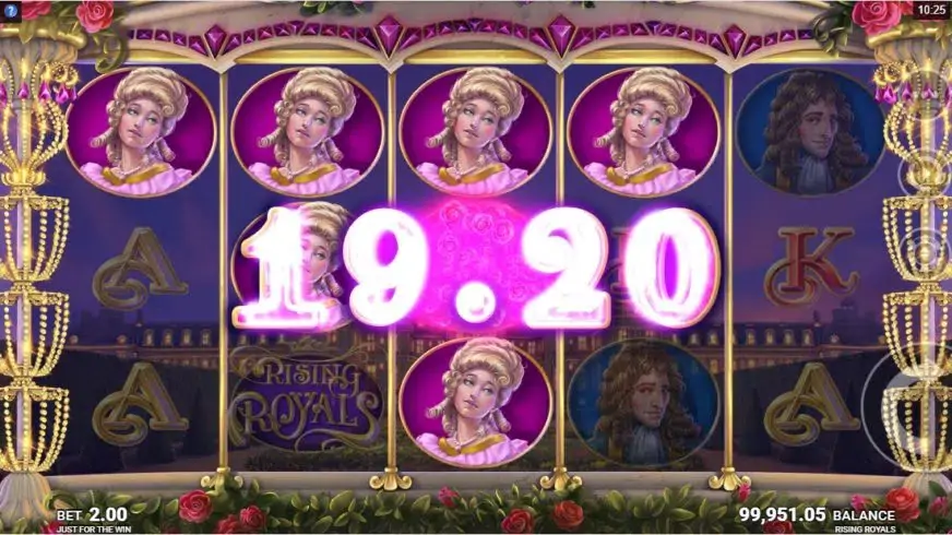 Rising Royals slot screenshot 