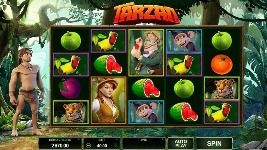 Tarzan slot screenshot 4