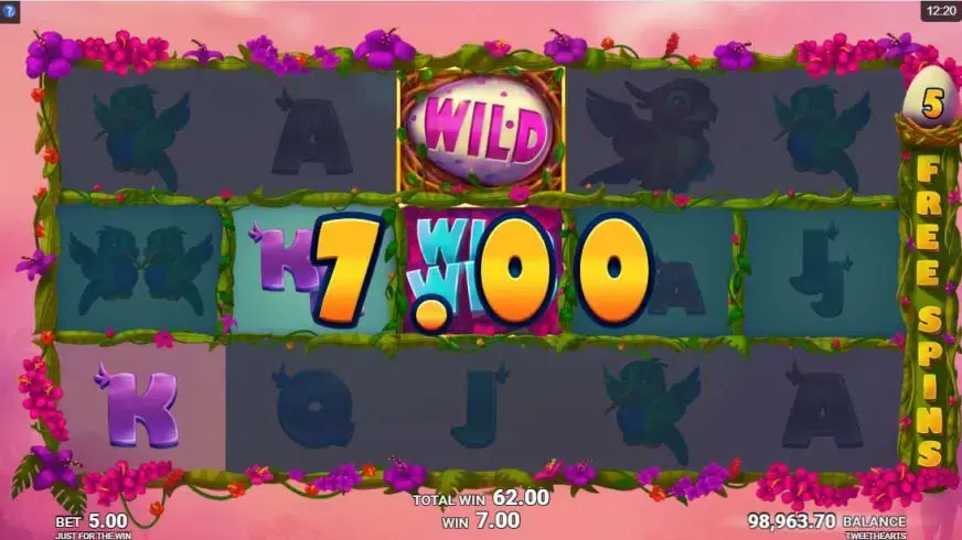 Tweethearts slot screenshot 5