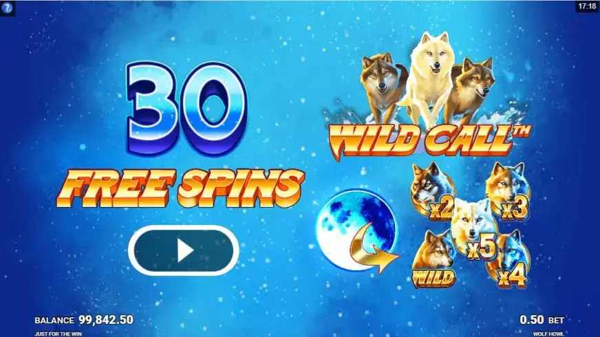 Wolf Howl slot screenshot 3