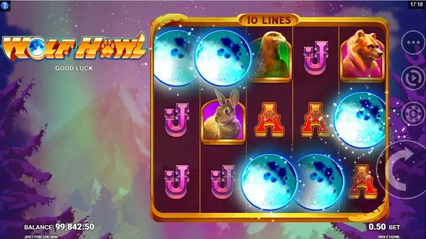 Wolf Howl slot screenshot 2