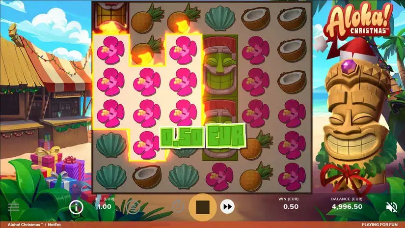 Aloha! Christmas slot screenshot 2