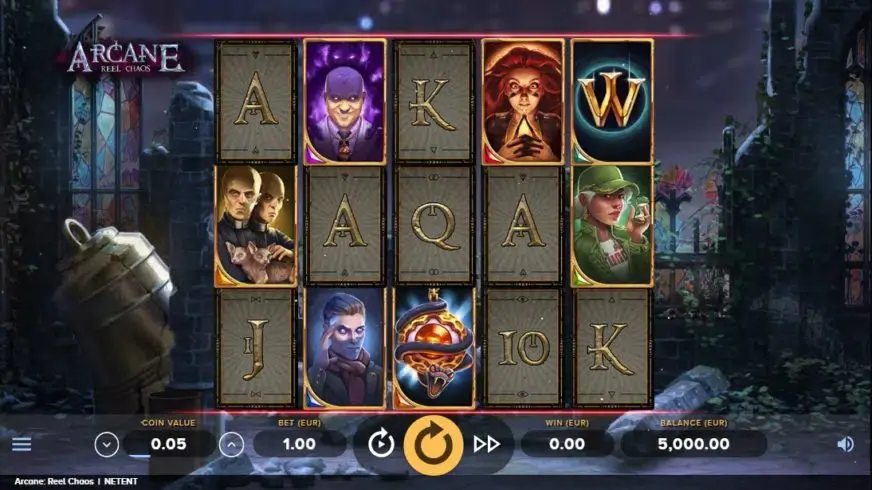 Arcane Reel Chaos slot screenshot 