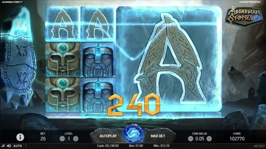 Asgardian Stones slot screenshot 4