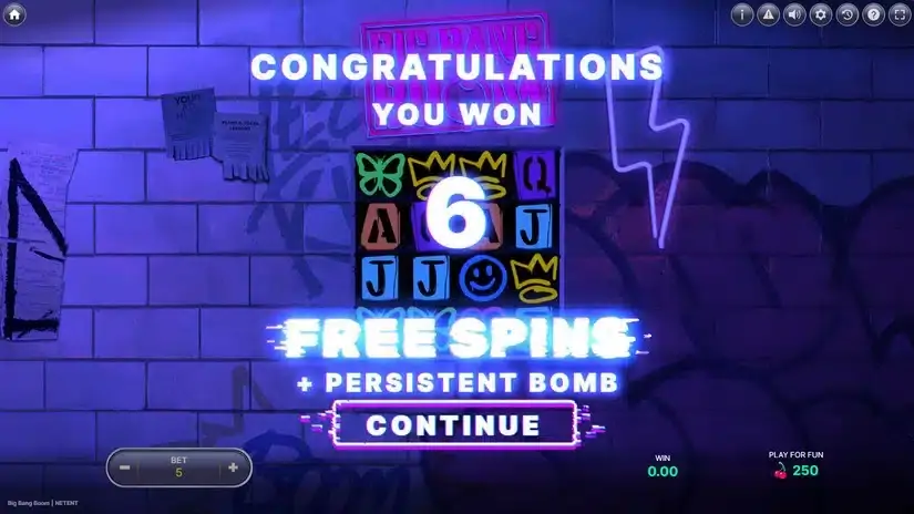 Big Bang Boom slot screenshot 2