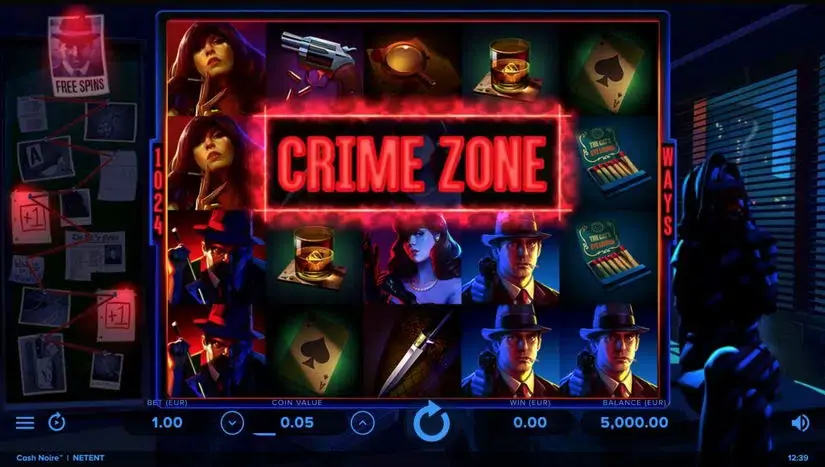 Cash Noire slot screenshot 3