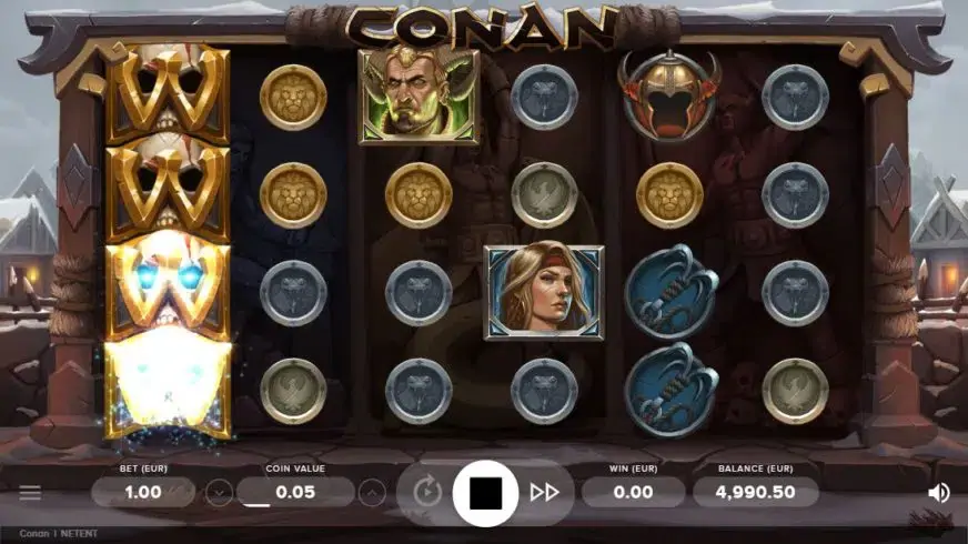 Conan slot screenshot 2