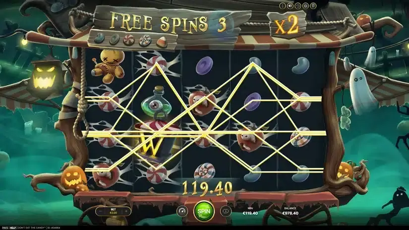 Don’t Eat the Candy slot screenshot 