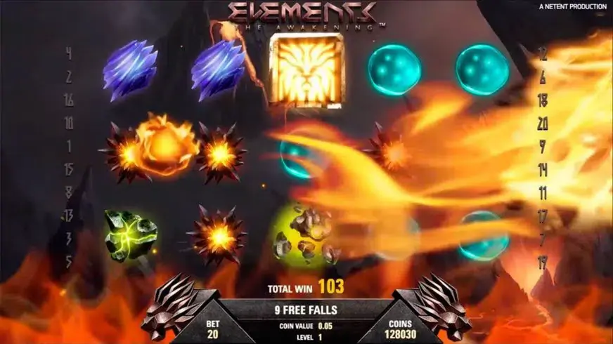 Elements: The Awakening slot screenshot