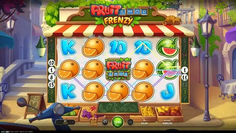 Fruit Shop Frenzy slot screenshot 2