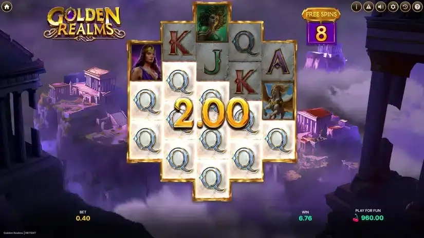 Golden Realms slot screenshot 