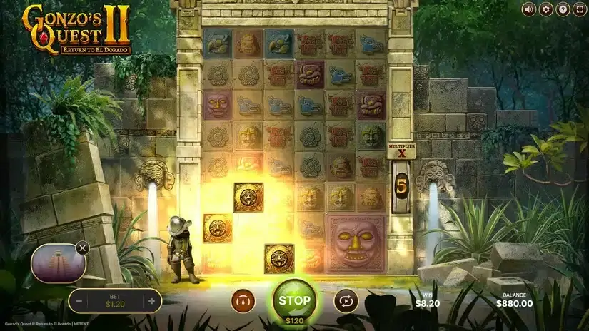 Gonzo’s Quest 2 slot screenshot 3