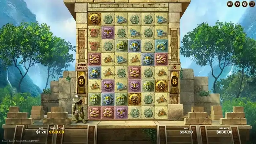 Gonzo’s Quest 2 slot screenshot 