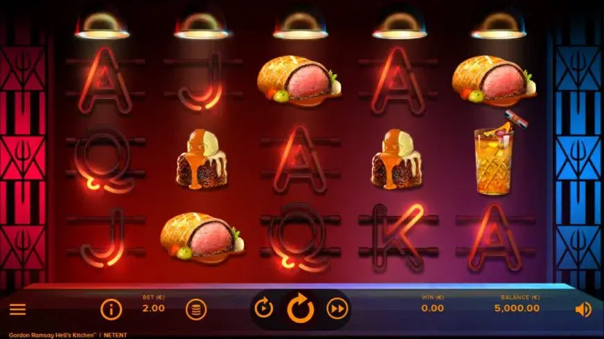 Gordon Ramsay Hell’s Kitchen slot screenshot 