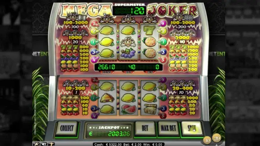 Mega Joker slot screenshot 2