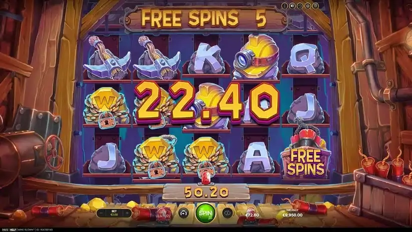 Mine Blown slot screenshot 