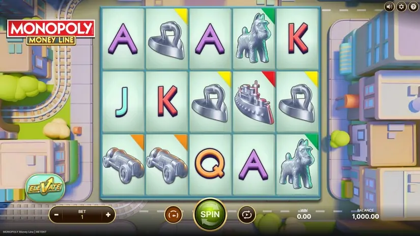Monopoly Money Line slot screenshot 1