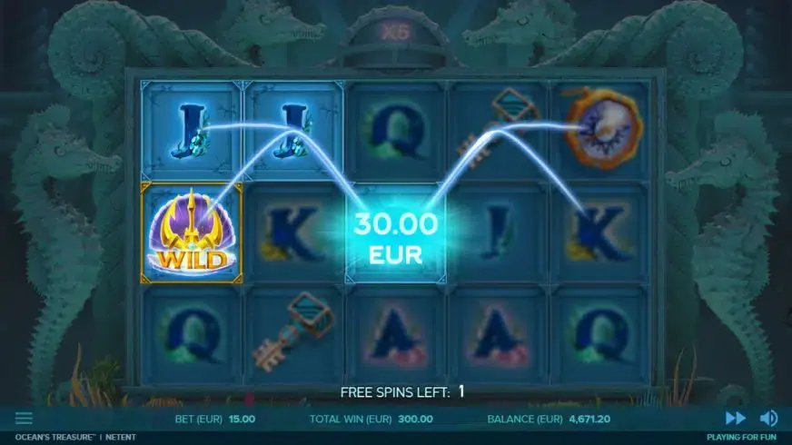 Ocean’s Treasure slot screenshot 