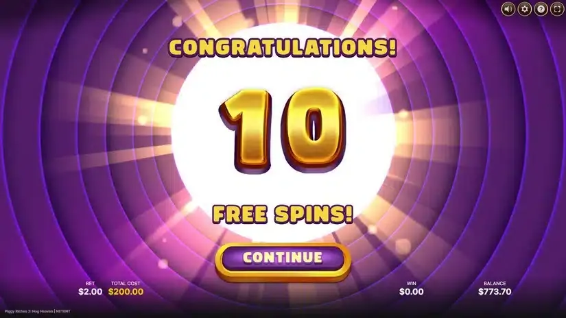 Piggy Riches 3: Hog Heaven slot screenshot 4