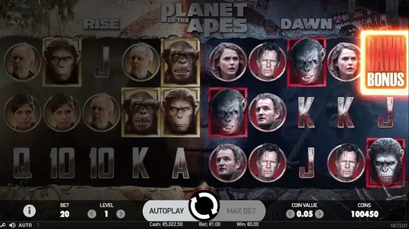 Planet of the Apes slot screenshot 4