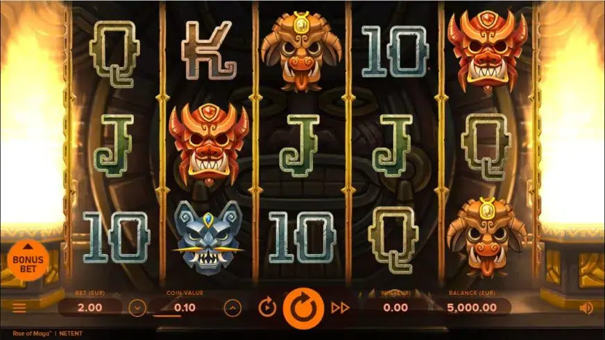 Rise of Maya slot screenshot 