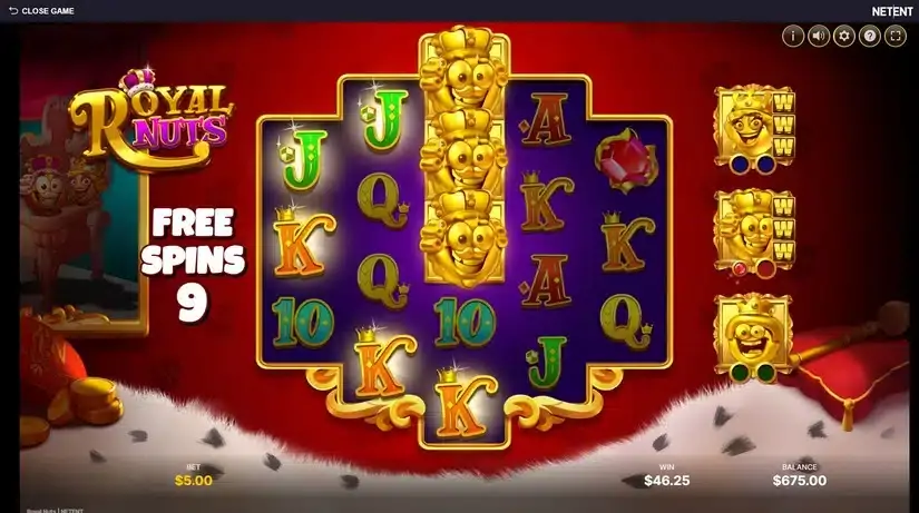 Royal Nuts slot screenshot 3