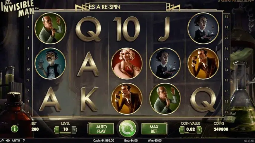 The Invisible Man slot screenshot 4