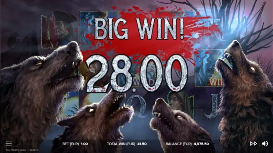 The Wolf’s Bane slot screenshot 4