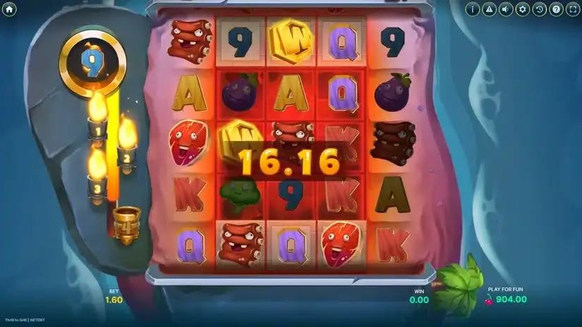 Thrill to Grill slot screenshot 3