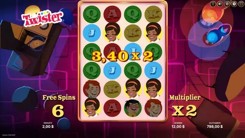 Twister slot screenshot 