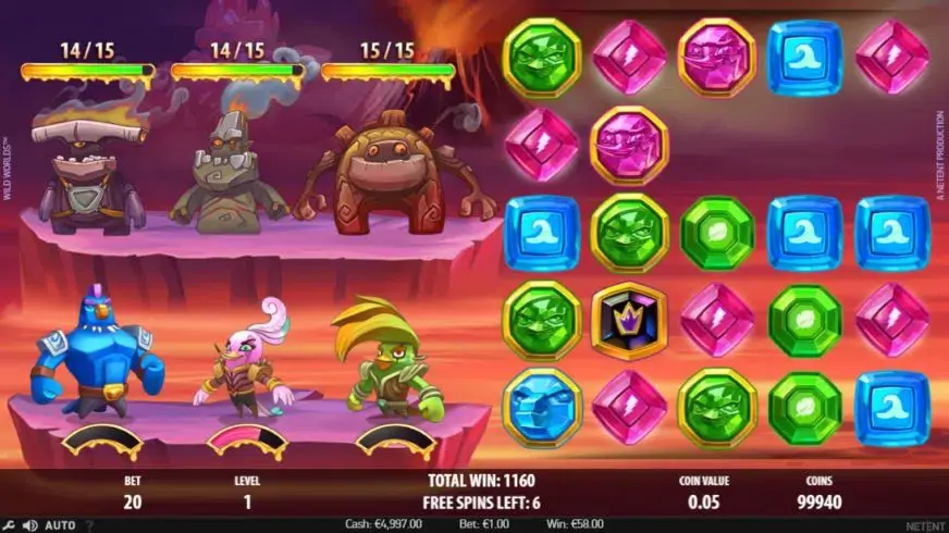 Wild Worlds slot screenshot 4