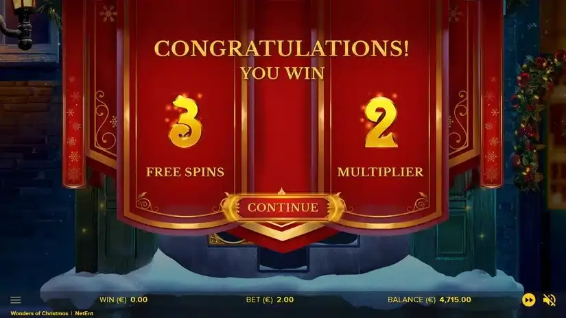 Wonders of Christmas slot screenshot 5