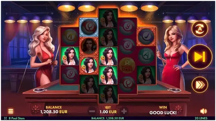 8 Pool Stars slot screenshot 4