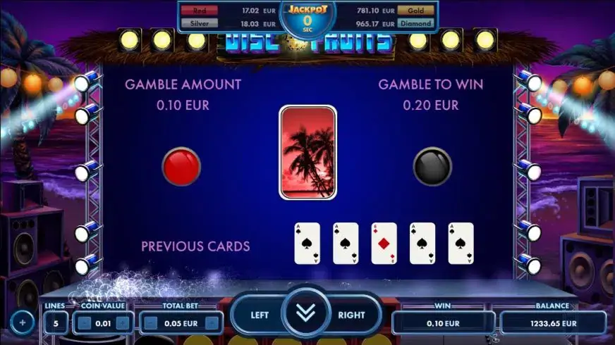 Disco Fruits slot screenshot 3