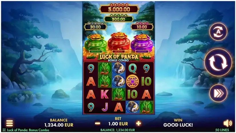 Luck of Panda: Bonus Combo slot screenshot 