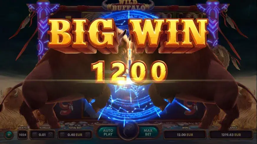 Wild Buffalo slot screenshot 