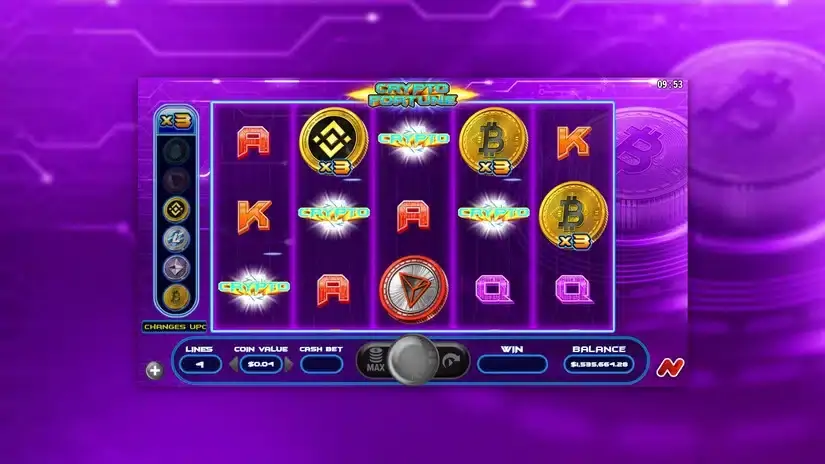 Crypto Fortune slot screenshot 2
