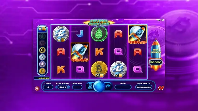 Crypto Fortune slot screenshot 1