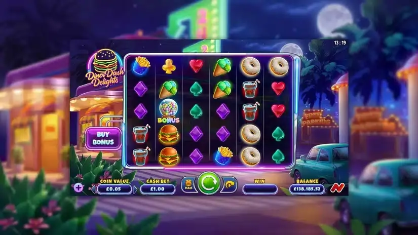Diner Dash Delights slot screenshot 1