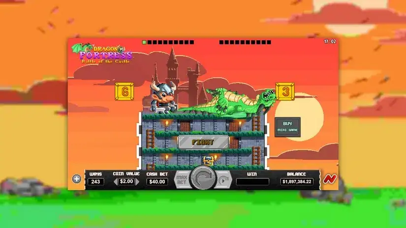 Dragon Fortress Battle of the Castle slot screenshot 7
