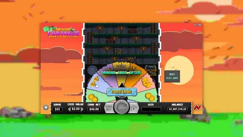 Dragon Fortress Battle of the Castle slot screenshot 4