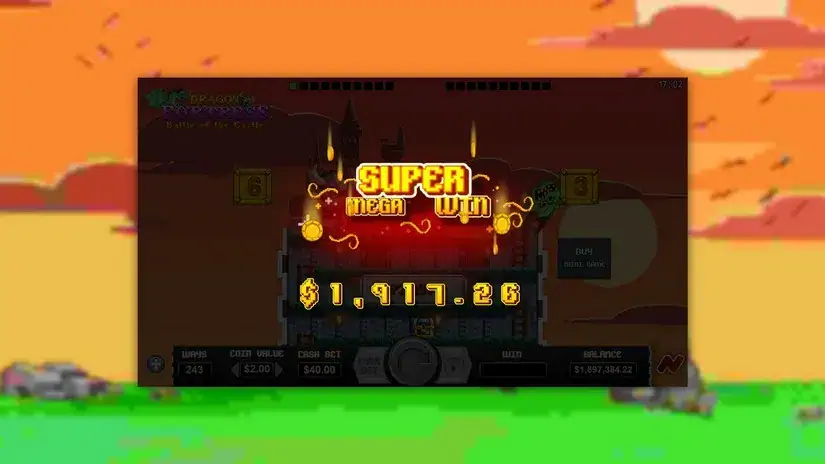 Dragon Fortress Battle of the Castle slot screenshot 