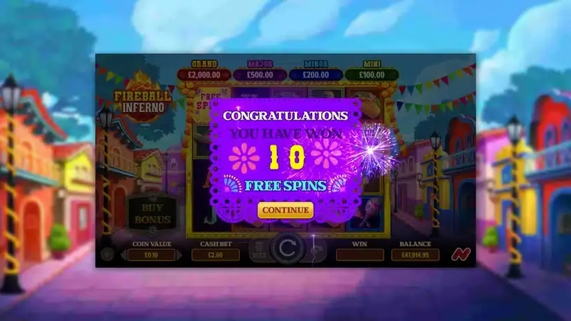 Fireball Inferno slot screenshot 3