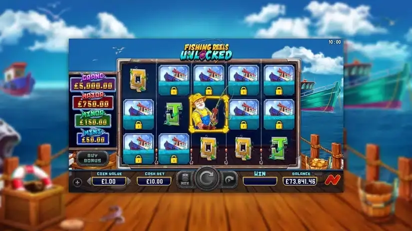 Fishing Reels Unlocked slot screenshot 1