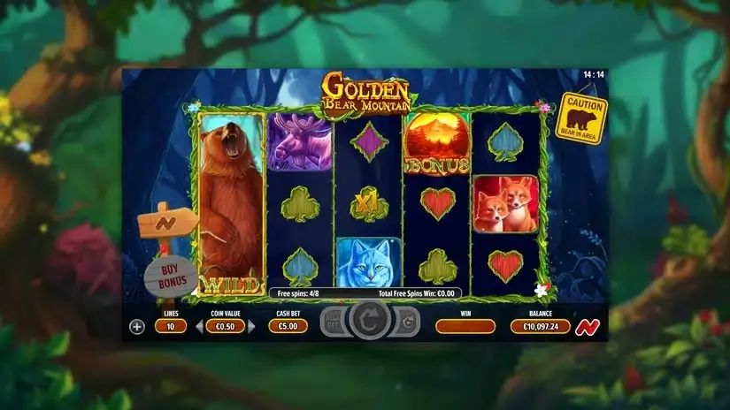 Golden Bear Mountain slot screenshot 5