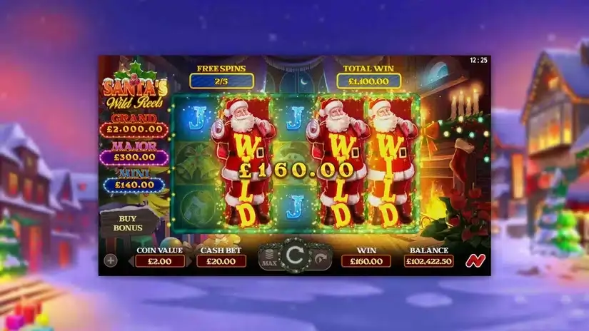 Santa’s Wild Reels slot screenshot 