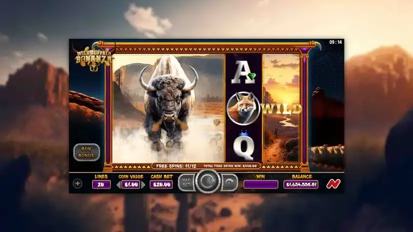 Wild Buffalo Bonanza slot screenshot 5