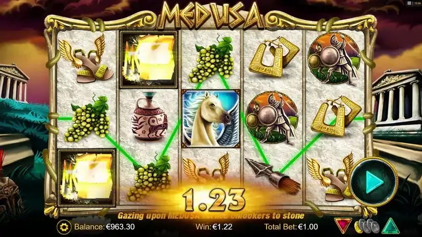 Medusa slot screenshot 