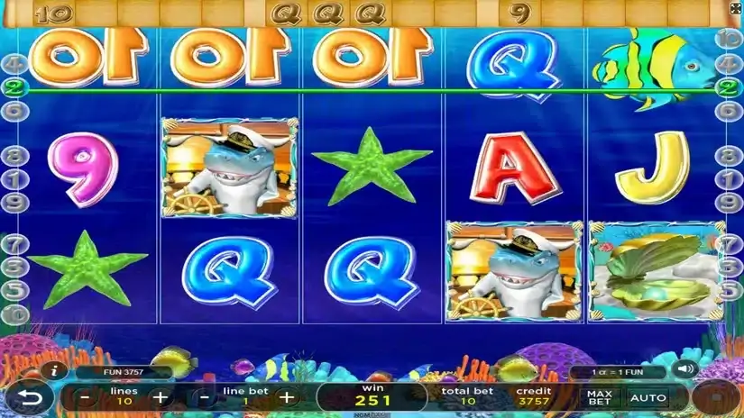 Captain Sharky slot screenshot 3