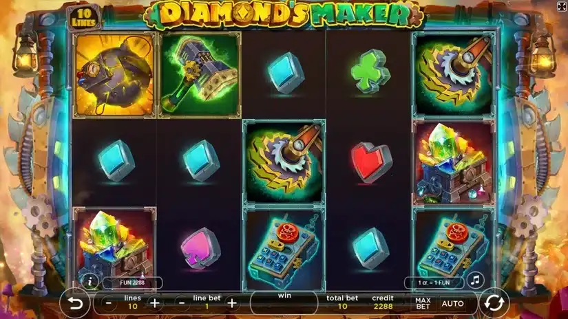 Diamonds Makers slot screenshot 1